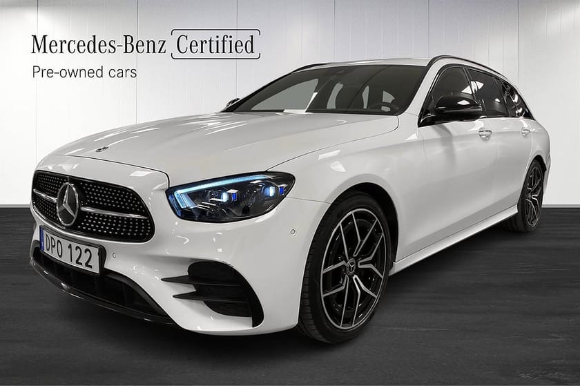 Bild 1 av Mercedes-Benz E 220 T d AMG Nightpack Värmare Drag 360 Kamera
