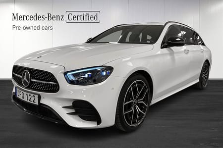Mercedes-Benz E 220 T d AMG Nightpack Värmare Drag 360 Kamera