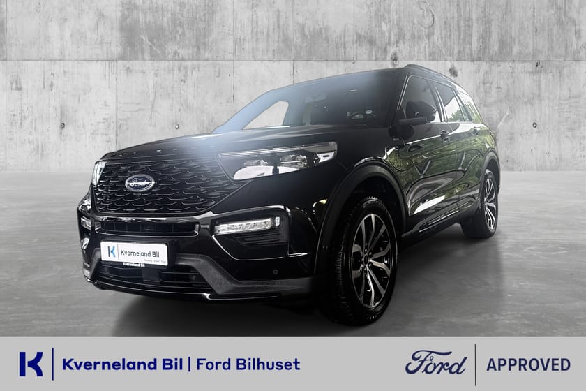 Bilde 1 av Ford Explorer Plug-In Hybrid 3,0 V6 Ecoboost PHEV ST-Line/2-ster/360 kamera+++