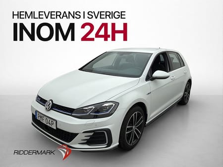 Volkswagen Golf GTE 204hk Digital cockpit Värmare Nyservad