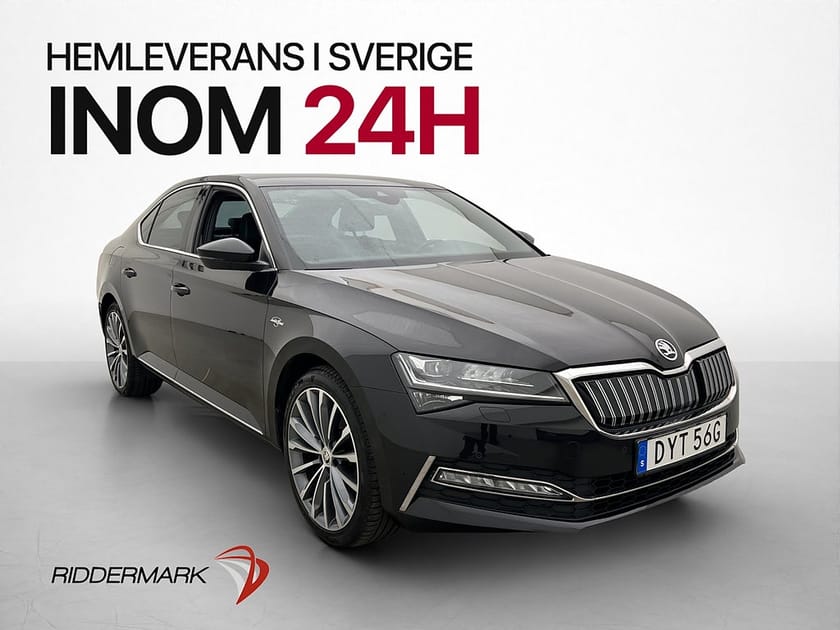 Bild 1 av Škoda Superb iV Skoda 1.4 218hk L&K Värm Skinn Kamera Cockpit Drag