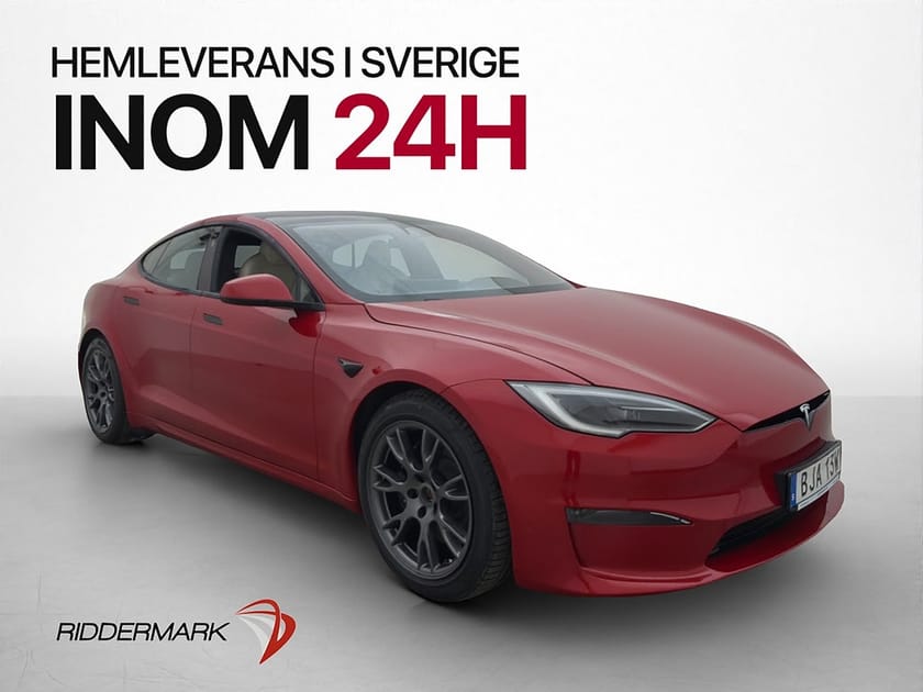 Bild 1 av Tesla Model S Plaid Luftfjädring Yoke Sv.Såld MOMS