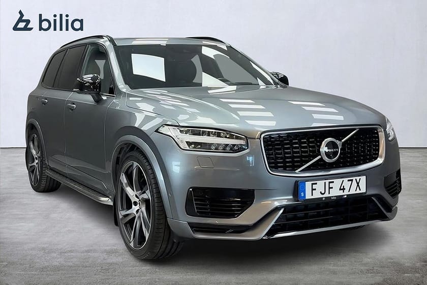 Bild 1 av Volvo XC90 7-seater T8/R-Design/HuD/360°/B&W/Luft/Drag/Se spec!