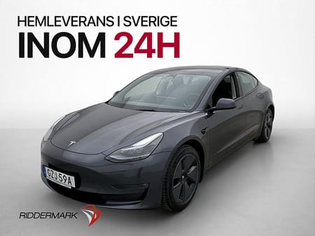 Tesla Model 3 Long Range AWD Dragkrok Autopilot Svensksåld