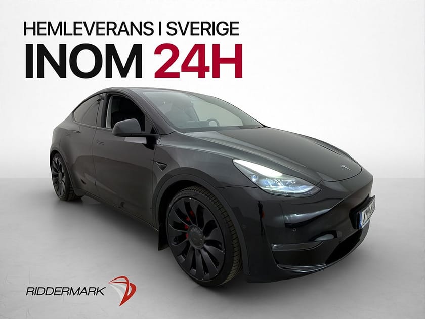 Bild 1 av Tesla Model Y Performance AWD 534hk Autopilot Pano Navi Drag