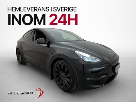 Tesla Model Y Performance AWD 534hk Autopilot Pano Navi Drag