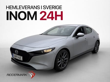 Mazda 3 Hatchback M Hybrid 2.0 150hk Kamera HUD Sensorer Adaptiv