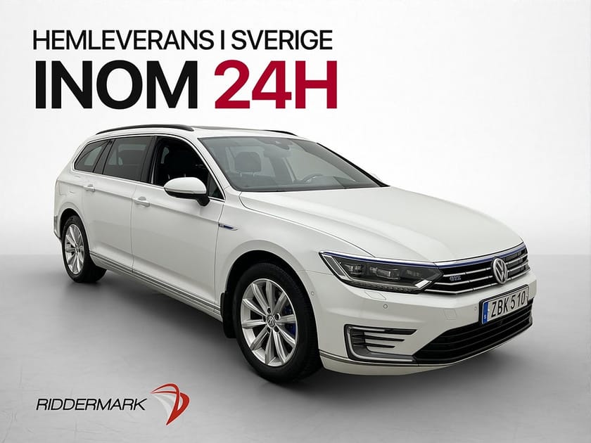 Bild 1 av Volkswagen Passat Variant GTE 1.4 TSI Drag Värmare Pano Cockpit 360°