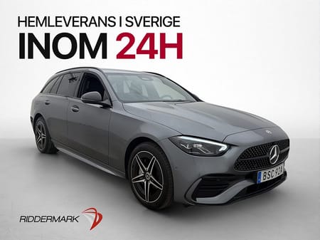 Mercedes-Benz C 300 T e C300 AMG Line 313hk Värmare Kamera Night