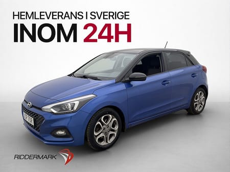 Hyundai i20 T-GDI 100hk Trend Kamera CarPlay Lane-Assist