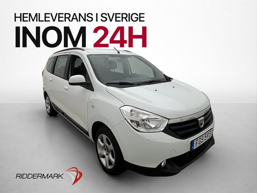 Bild 1 av Dacia Lodgy 115hk 7-Sits Motorvärmare P-Sensorer Dragkrok