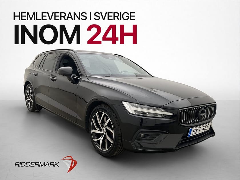 Bild 1 av Volvo V60 T5 Inscription Pano HUD H/K Värmare BLIS 360° Navi