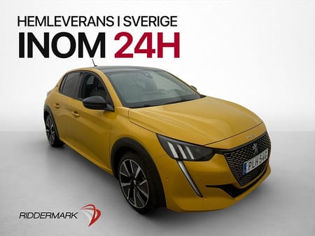 Peugeot e-208 136hk GT Pack Kamera Navi Halvskinn