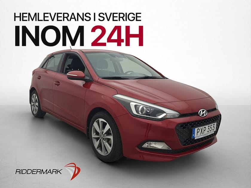 Bild 1 av Hyundai i20 1.2 84hk M&K-Värmare P-Sensorer Rattvärme