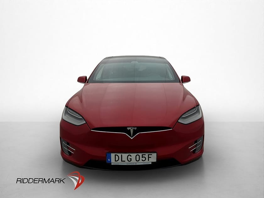Bild 3 av Tesla Model X Long Range AWD Skinn Panorama Kamera Navi