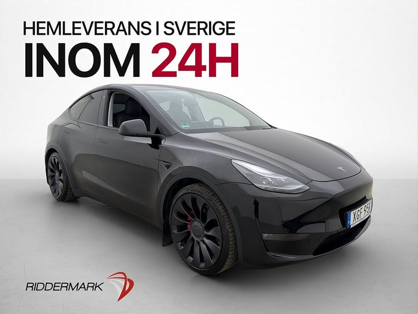 Bild 1 av Tesla Model Y Performance 534hk Drag Pano Autopilot Kamera