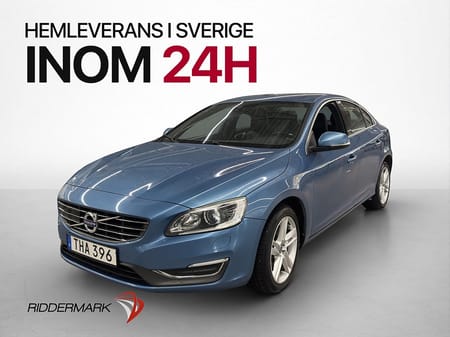 Volvo S60 D4 181hk Summum Värmare Skinn Dragkrok Elstol BLIS