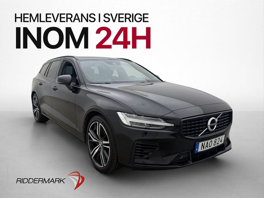 Bild 3 av Volvo V60 Recharge T6 AWD R-Design Pano Drag Kamera Elstolar