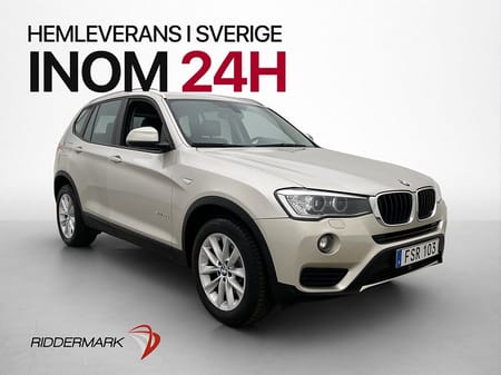 BMW X3 xDrive20d 190hk M&K Värmare Dragkrok Sensorer