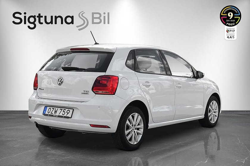 Bild 4 av Volkswagen Polo 5-dörrar 1.2 TSI Bensin Automat PDC FoB Farth