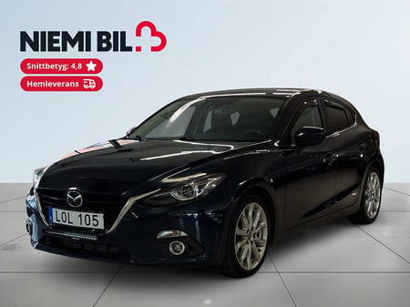 Mazda 3 Sport 2.2 SKYACTIV-D Optimum Mvärme Drag HuD Navi S&V