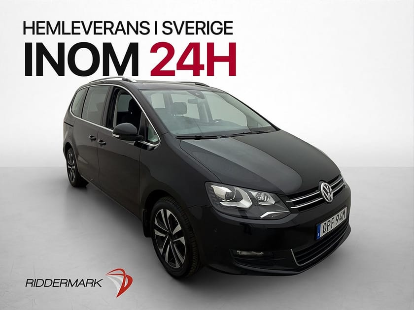 Bild 1 av Volkswagen Sharan 2.0 TDI 7-Sits Drag Värmare El-Dörrar Navi
