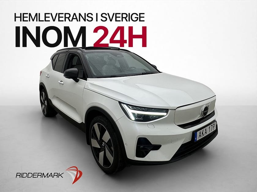 Bild 1 av Volvo XC40 Recharge Twin motor AWD Ultimate Dragkrok Pano H/K 360°