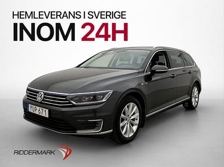 Volkswagen Passat Variant GTE Drag Värmare Kamera CarPlay Halvskinn
