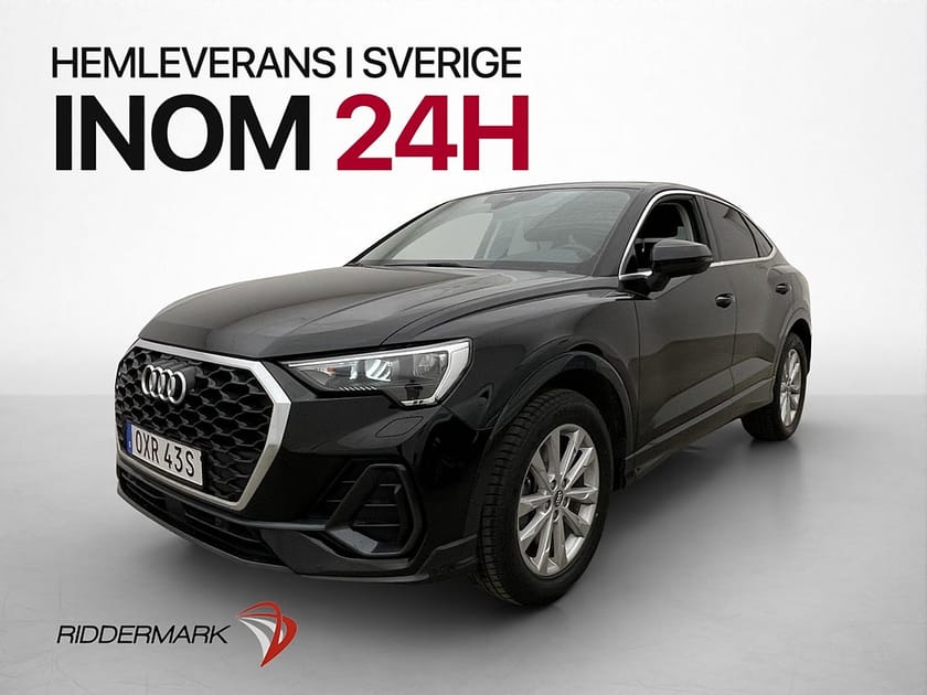 Bild 1 av Audi Q3 Sportback 40 TDI quattro 190hk Q CarPlay Cockpit Värmare Drag