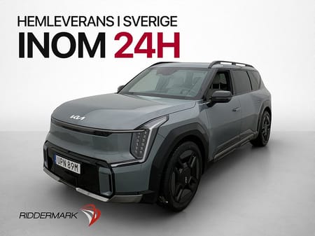 Kia EV9 AWD 385hk GT-Line 7 sits Pano HUD 360 Meridian Drag