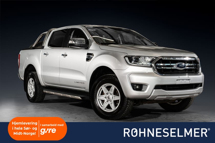 Bilde 1 av Ford Ranger Dobbelcab Limited|Automat|4X4|P.varmer|Krok 3500kg|Skinn|Kamera++