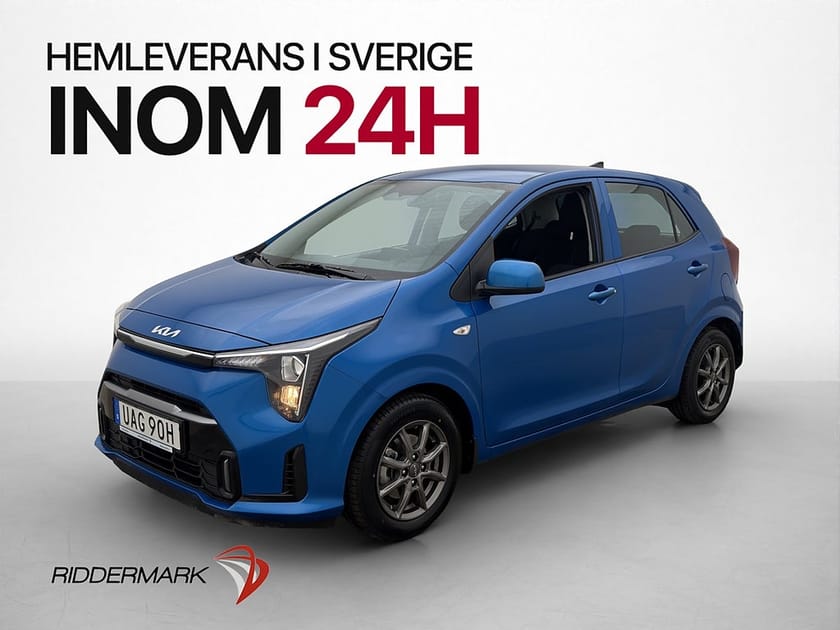 Bild 1 av Kia Picanto 1.0 63hk Kamera CarPlay Rattvärme Farthållare