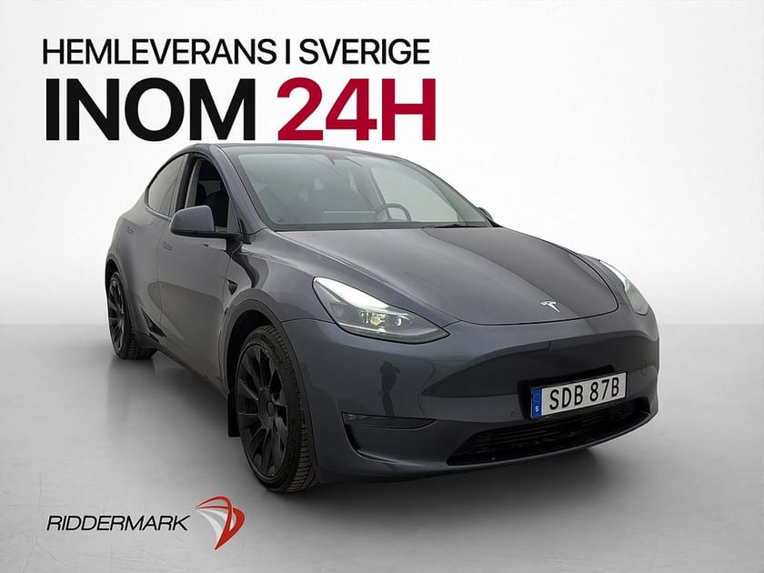 Bild 1 av Tesla Model Y Long Range AWD Panorama Autopilot Svensksåld