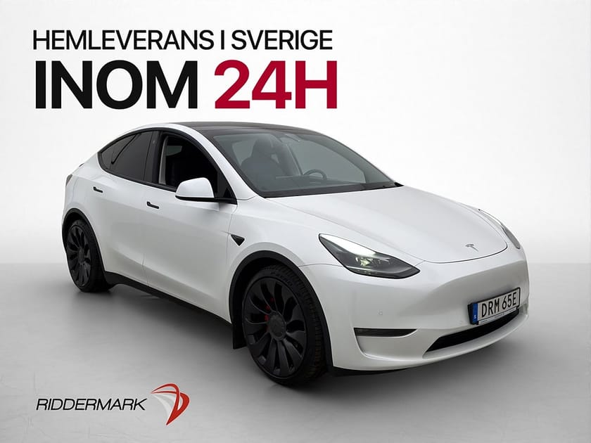 Bild 4 av Tesla Model Y Performance 534hk Läder Pano 1-Ägare Moms