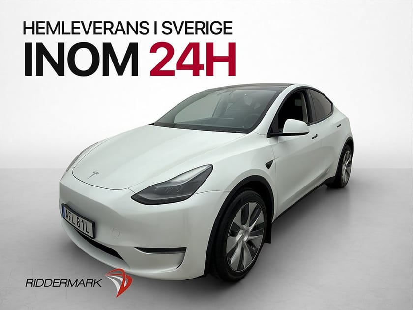 Bild 1 av Tesla Model Y Long Range AWD Dragkrok Autopilot MOMS Pano