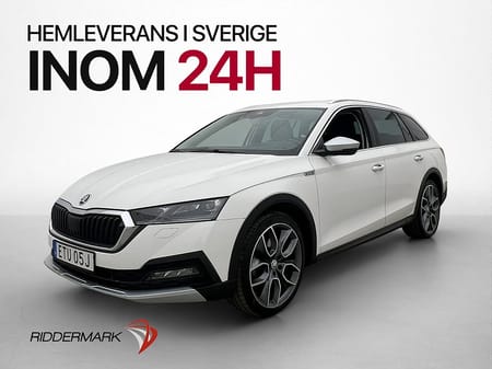 Škoda Octavia Scout Skoda TDI 200hk 4x4 Värm Canton Cockpit Drag