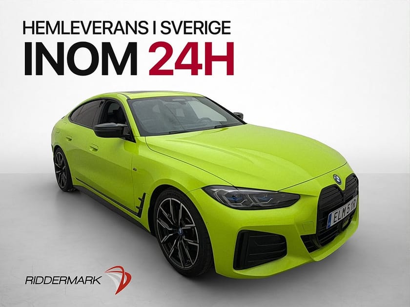 Bild 1 av BMW i4 M50 xDrive Gran Coupé Fully Charged Pano H/K HUD MOMS