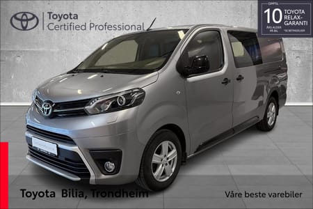 Toyota Proace 2.0 D Aut. Comf. Black Pack sideh. bakd. 2 skyved.