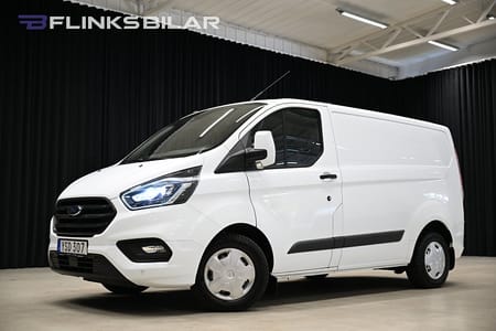 Ford Transit Custom 280 130HK Automat|Inredd|LED|Drag|Värmare|Backkamera