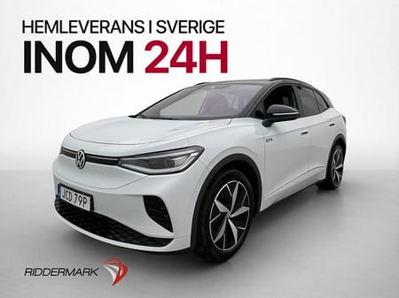 Volkswagen ID.4 GTX Värmare Dragkrok CarPlay Halvskinn MOMS