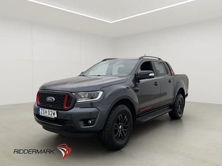 Ford Ranger Dubbelhytt Thunder 213hk 4x4 Värmare Drag Diff CARPLAY Moms