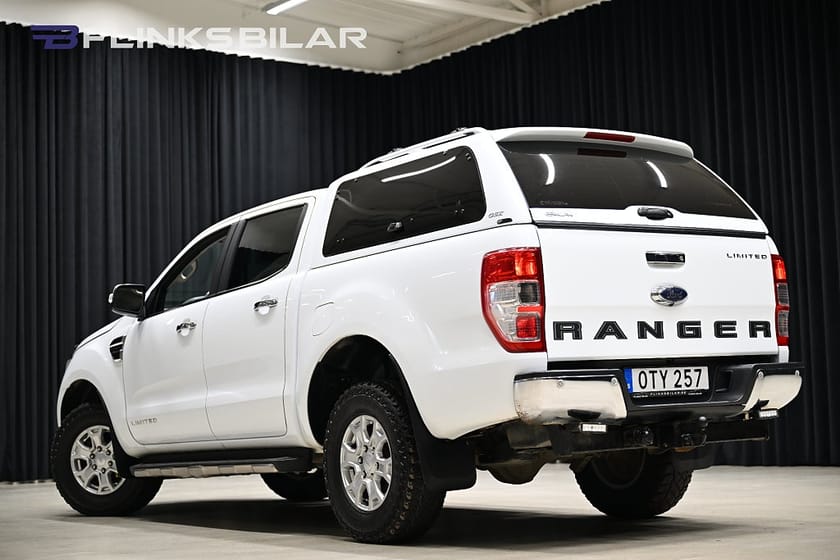 Bild 4 av Ford Ranger Dubbelhytt 213HK Automat|Limited|Kåpa|Värmare|NyKamrem|Moms|SeUtr!