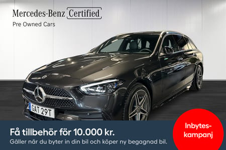 Mercedes-Benz C 300 T e 300e AMG Dragkrok Burmester Värmare Moms