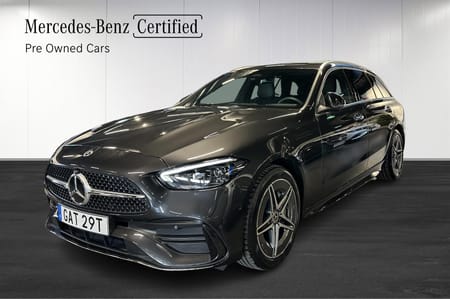 Mercedes-Benz C 300 T e 300e AMG Dragkrok Burmester Värmare Moms