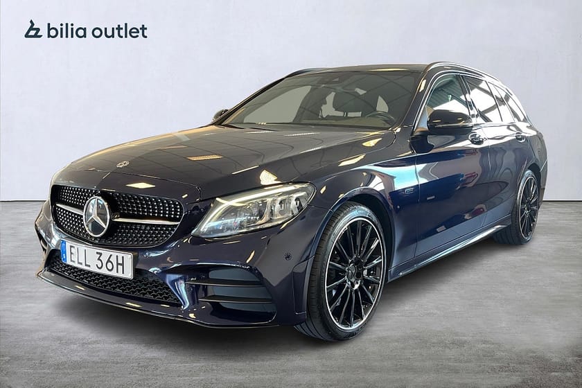 Bild 1 av Mercedes-Benz C 300 T de 300T AMG Line Night Ed. 306hk Drag Värmare Luftfjädring