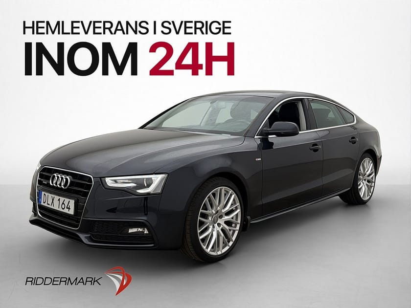 Bild 3 av Audi A5 Sportback 2.0 TFSI Quattro 225hk S-Line Drag P-sensor Bluetoo.