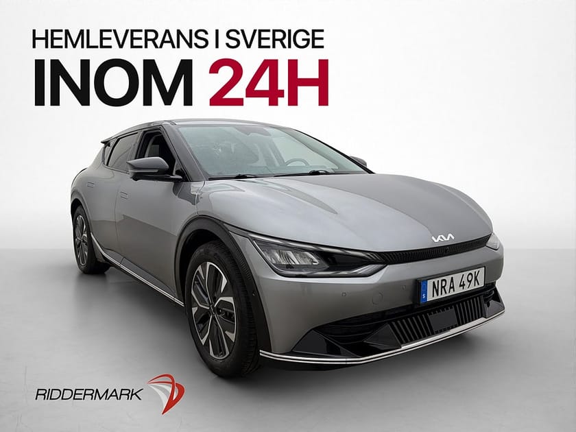 Bild 4 av Kia EV6 77.4 kWh PLUS Dragkrok 360° Skinn Rattvärme MOMS