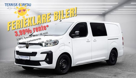Citroën ë-Jumpy 75 Flott elektrisk varebil