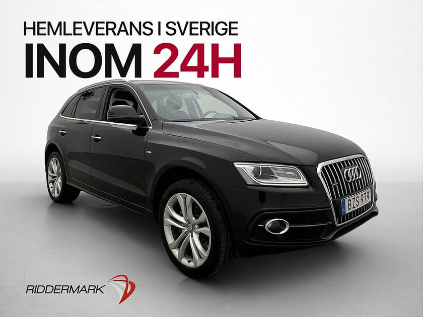 Bild 1 av Audi Q5 TDI Quattro 190hk S-Line D-Värmare Halvskinn Drag