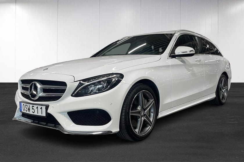 Bild 1 av Mercedes-Benz C 250 T d BlueTEC 4MATIC AUT AMG Line Skinn Drag Värmare Navi